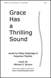 Grace Has a Thrilling Sound Two-Part Mixed choral sheet music cover